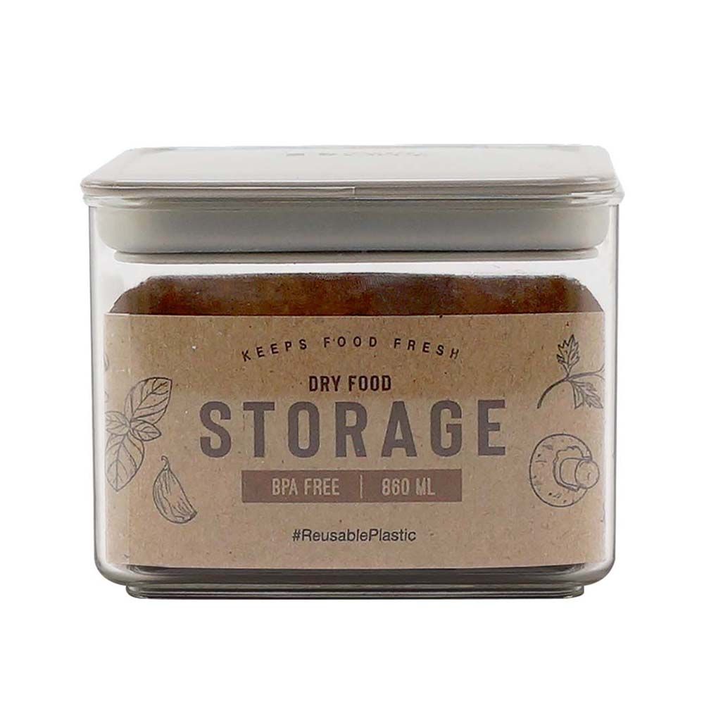 DOUBLE LOCK ขวดโหลเหลี่ยมAIRTIGHT 860 ML. NO.8133