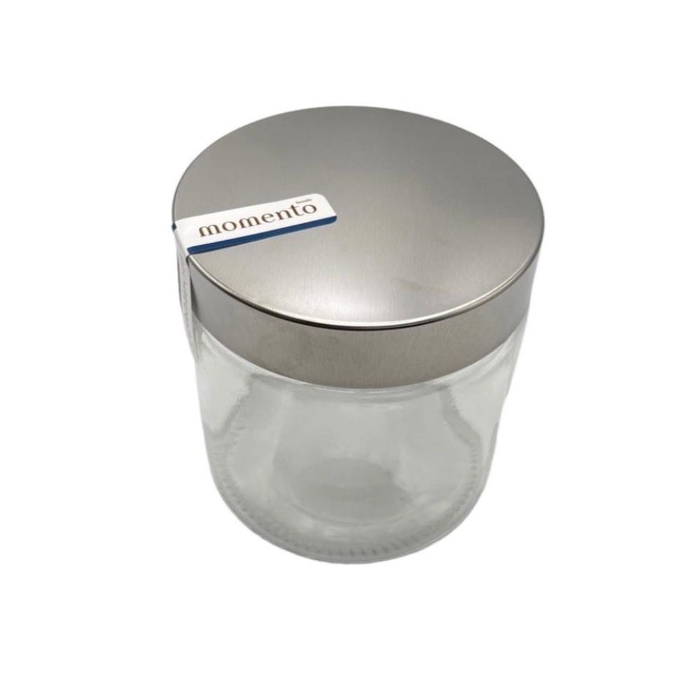 โมเมนโต โหลแก้วกลมฝาสเตนเลส 800 มล.