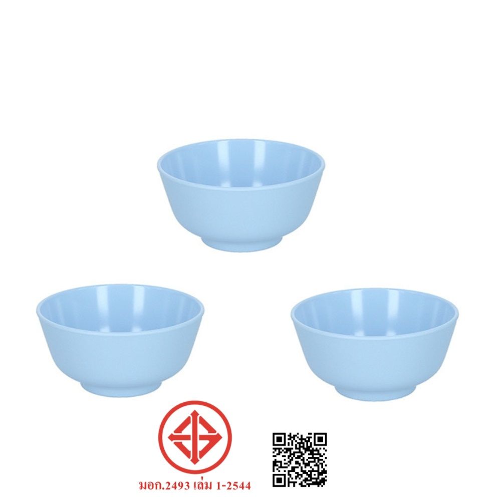 SMALL BOWL ABS BLUE 4.5 INCH PACK 3 PCS.
