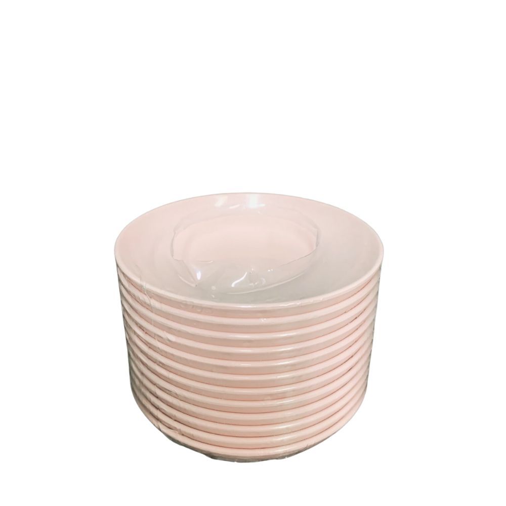 SAUCE DISH ABS PINK 3.5INCH PACK12PCS