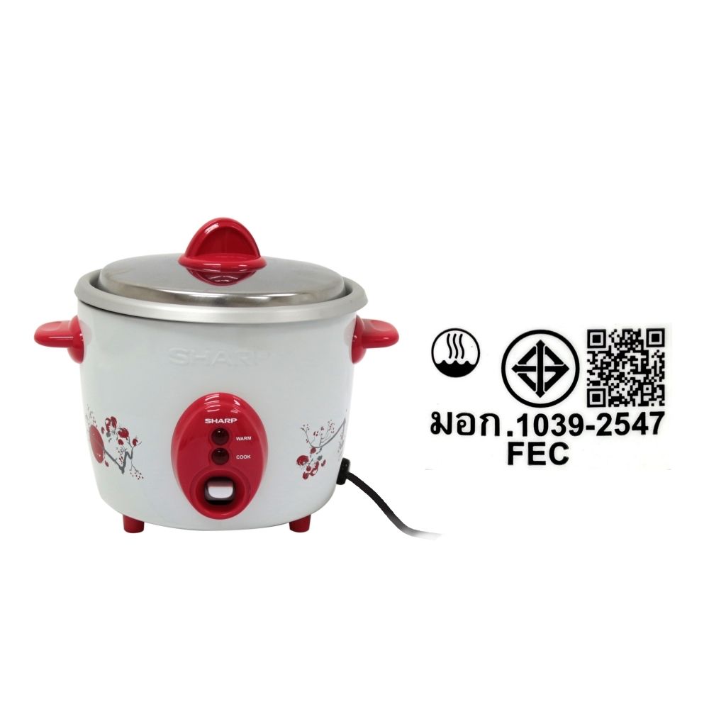 SHARPS หม้อหุงข้าวชาร์ป 0.6 ลิตร #KSH-D06 (คละแบบ)