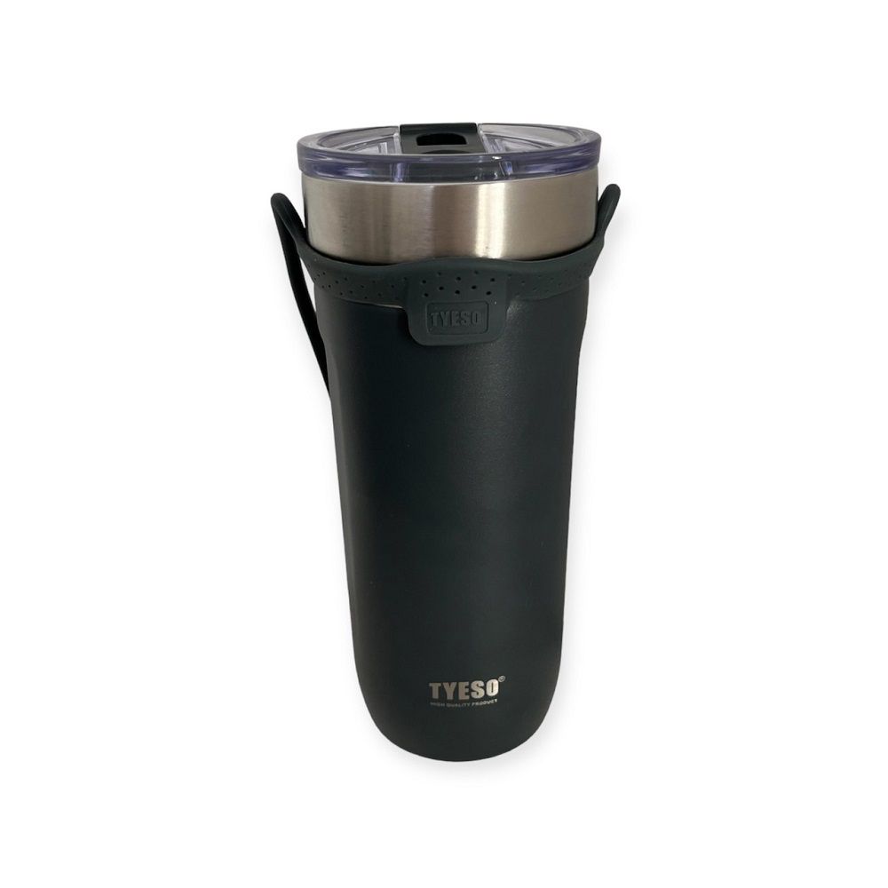 แก้วเก็บความเย็นซิลิโคลสีดำ24ออนซ์