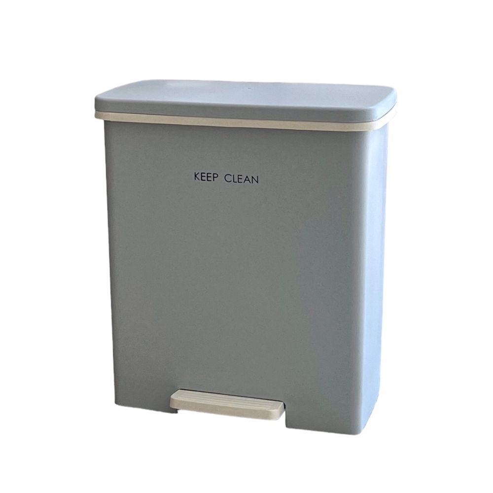 ถังขยะ SOFT CLOSE สีเทา 10 ลิตร