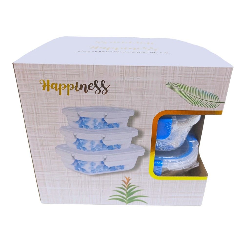 SET FOOD SAVER OPAL TILE 6 PCS (ASSORTED)