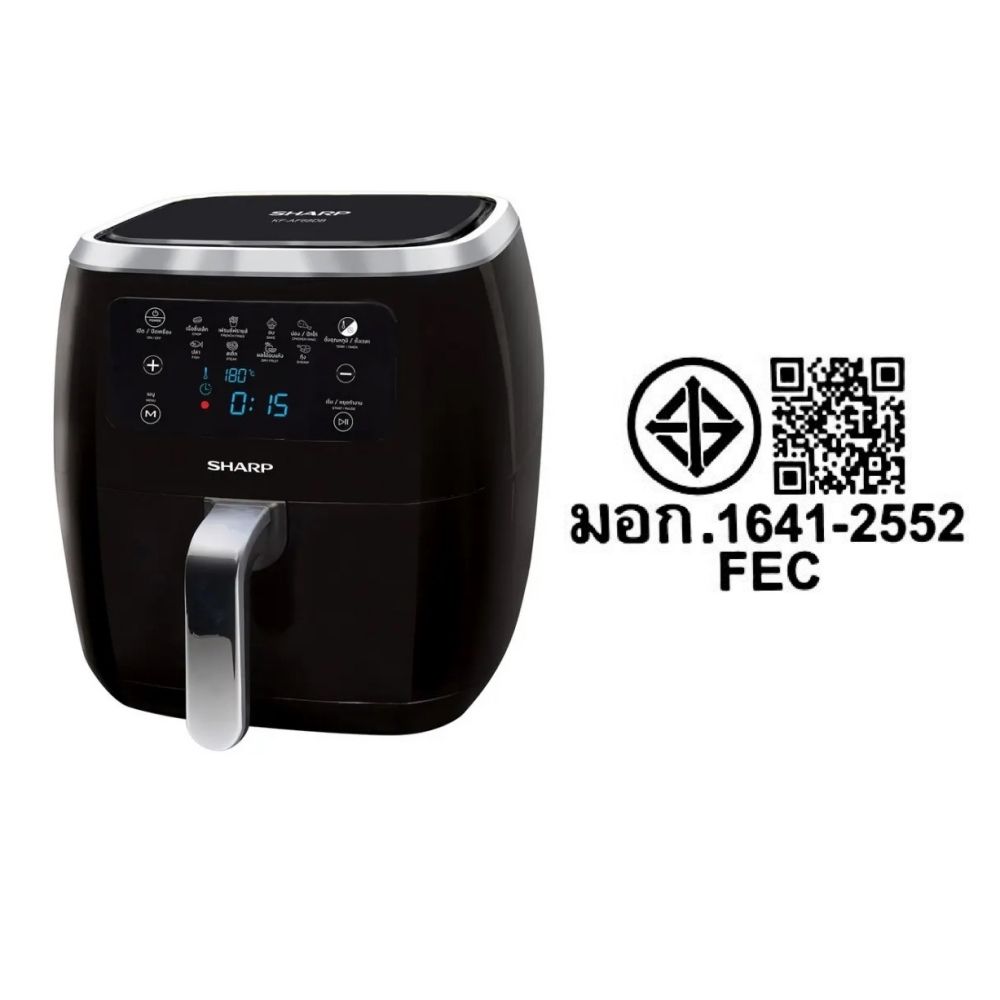 SHARP หม้อทอดไร้น้ำมัน 6.8 ลิตร KF-AF68DB