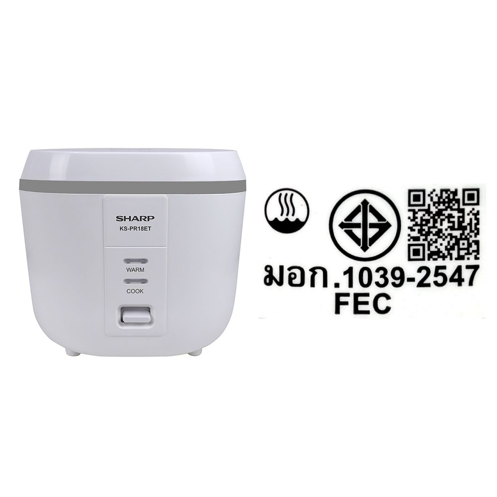 SHARPS ELECTRIC RICE COOKER 1.8L #KS-PR18ET