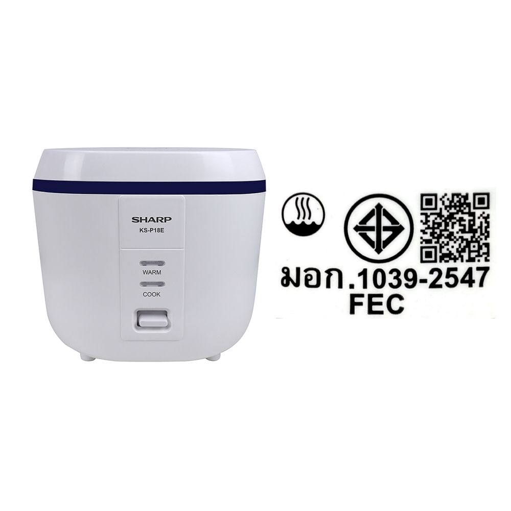 SHARPS ELECTRIC RICE COOKER 1.8L #KS-P18E