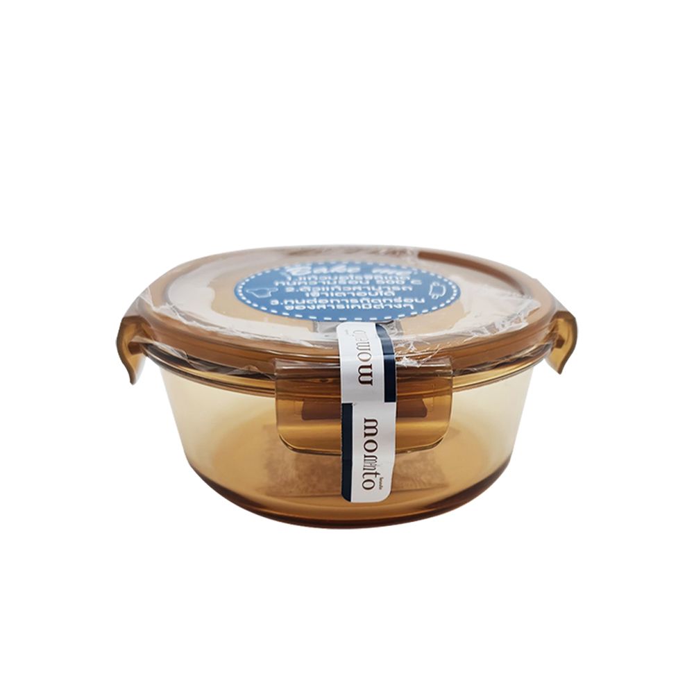MOMENTO GLASS LUNCHBOX ROUND 620 ML.