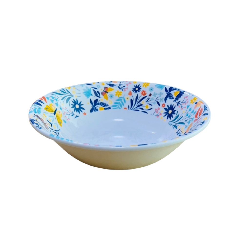 ชามแกงเมลามีนขาว 7 นิ้ว (คละแบบ)