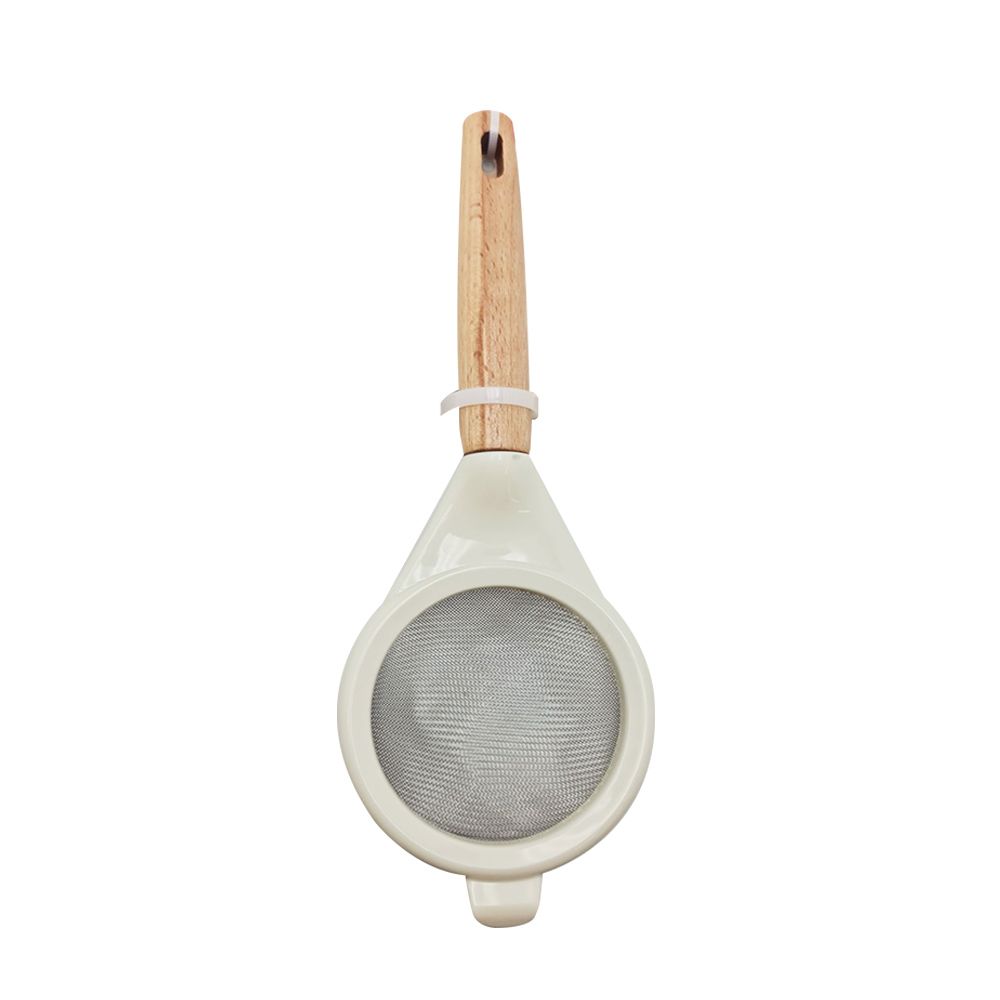 COLANDER FILTER WITH WOODEN HANDLE