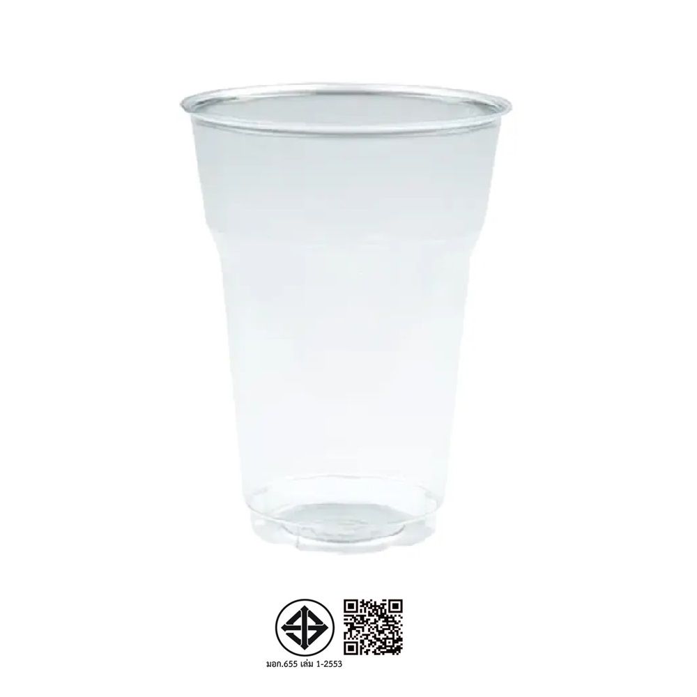 GREEN PACKS แก้วพลาสติก สีใส 16 OZ. แพ็ค 10
