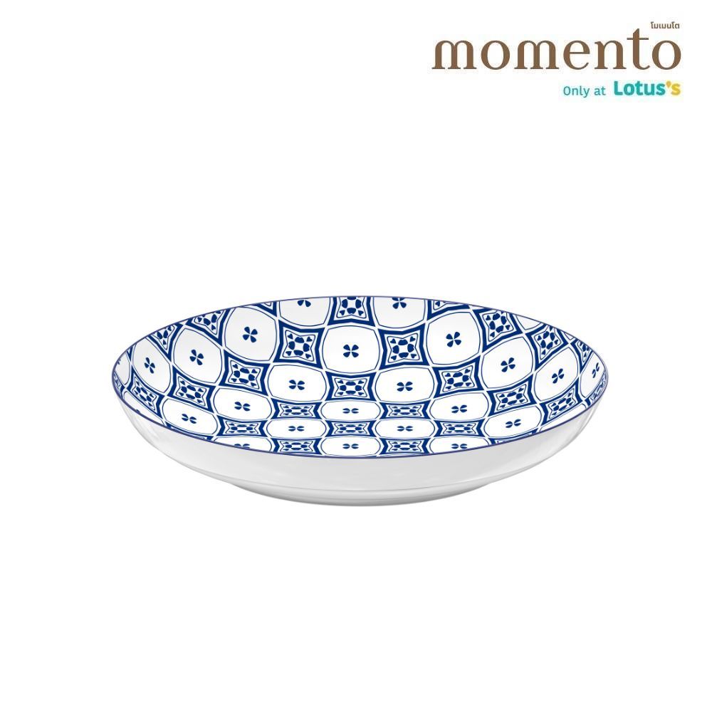 โมเมนโตจานลึกเซรามิคคละลาย 9 นิ้ว (คละแบบ)