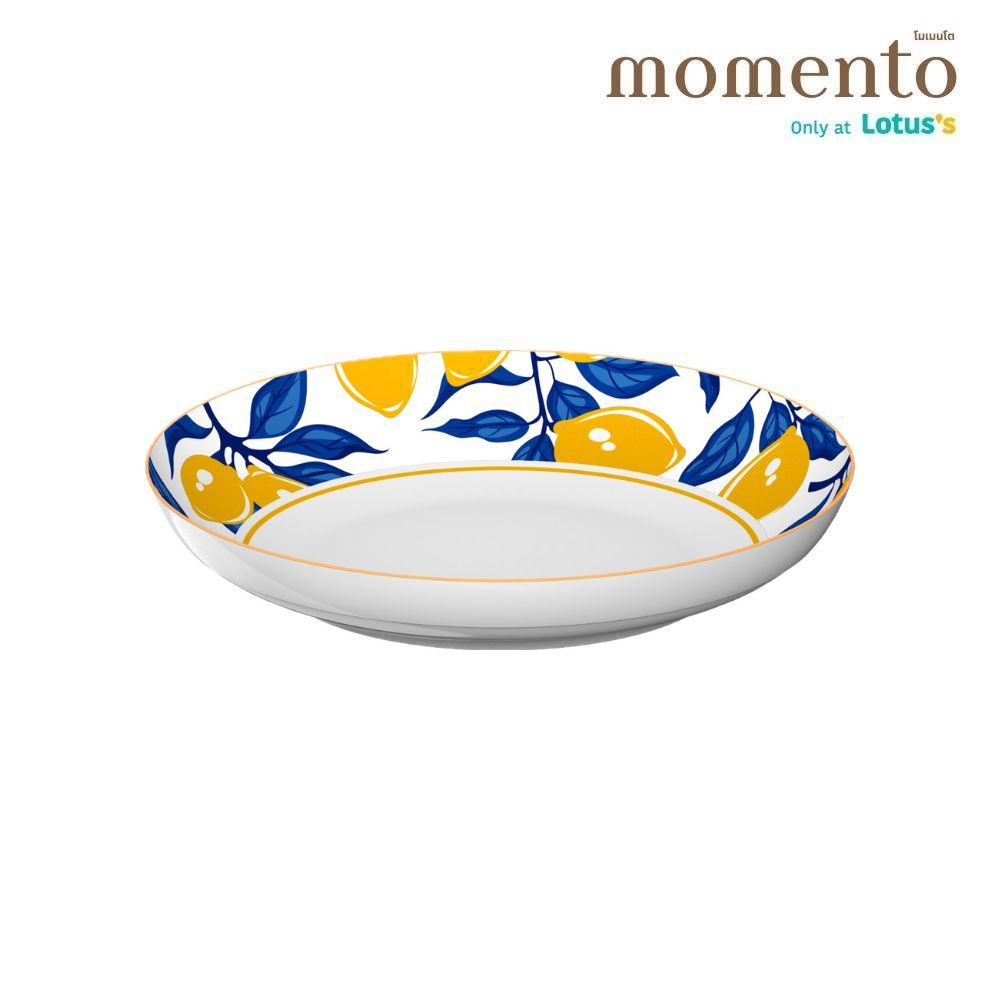 โมเมนโตจานลึกเซรามิคคละลาย 9 นิ้ว (คละแบบ)