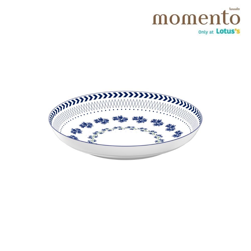 โมเมนโตจานลึกเซรามิคคละลาย 9 นิ้ว (คละแบบ)