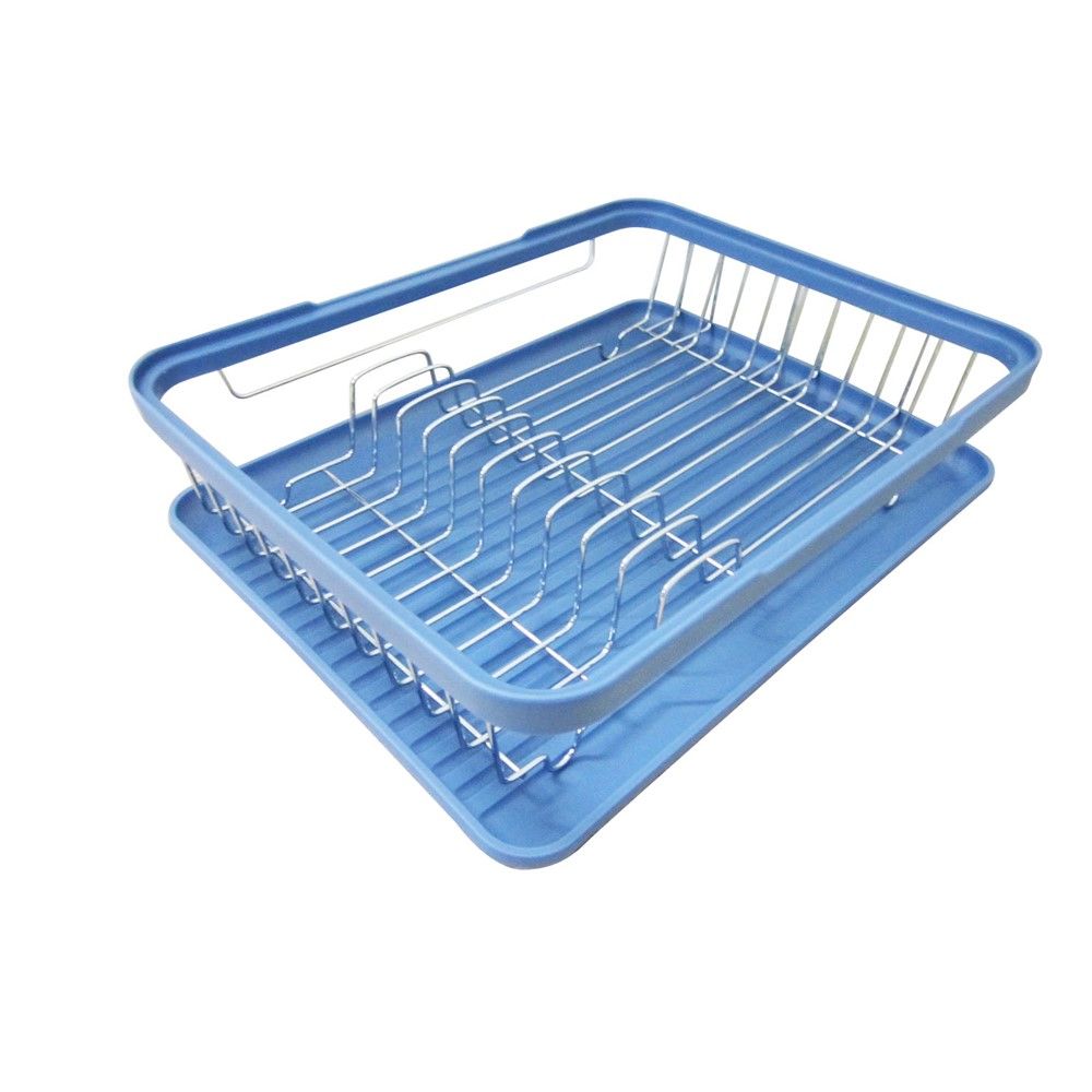 โมเมนโต ที่คว่ำจานสีฟ้าครามพร้อมถาดรอง