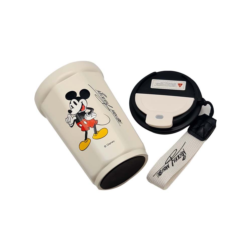 LOTUSS DISNEYแก้วสเตนเลสมิกกี้สีขาว 320 ML