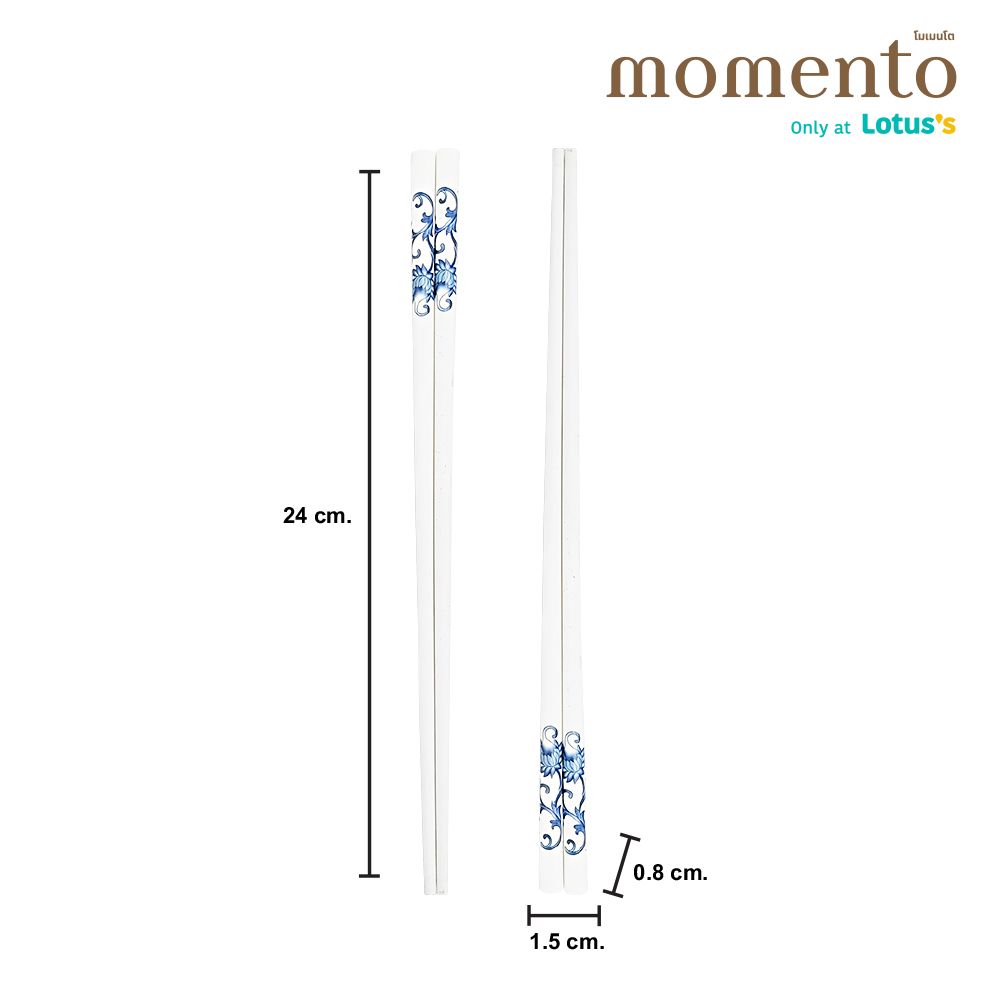 โมเมนโต ตะเกียบเซรามิก 2 คู่