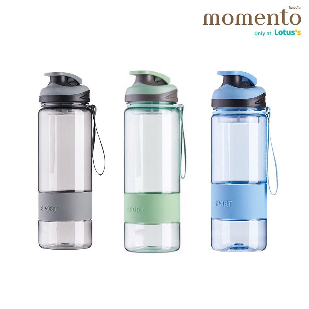 MOMENTO PLASTIC WATER BOTTLE 810 ML.(ASSORTED)