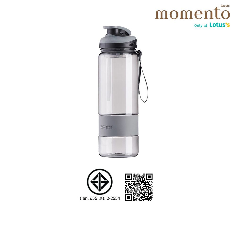 MOMENTO PLASTIC WATER BOTTLE 810 ML.(ASSORTED)