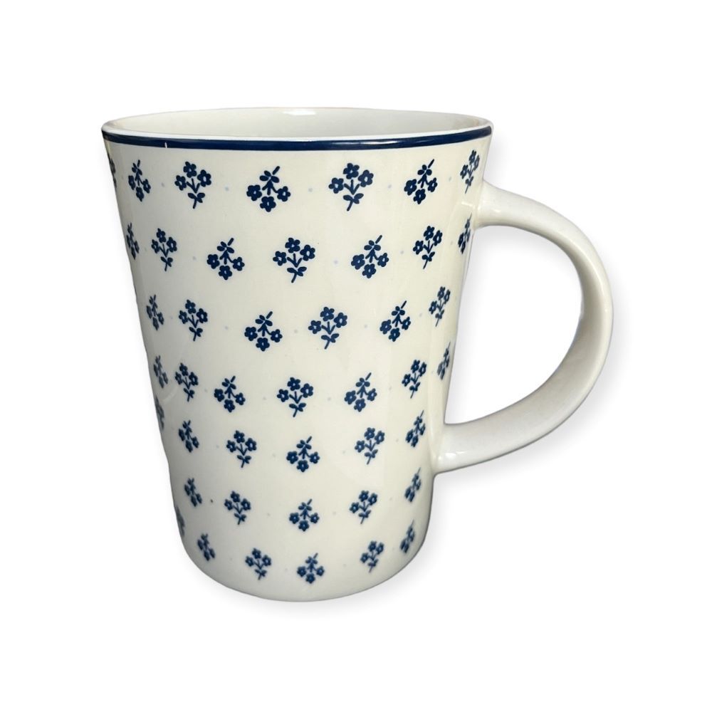 โมเมนโต แก้ว สีน้ำเงินขาว 13 ออนซ์ (คละแบบ)