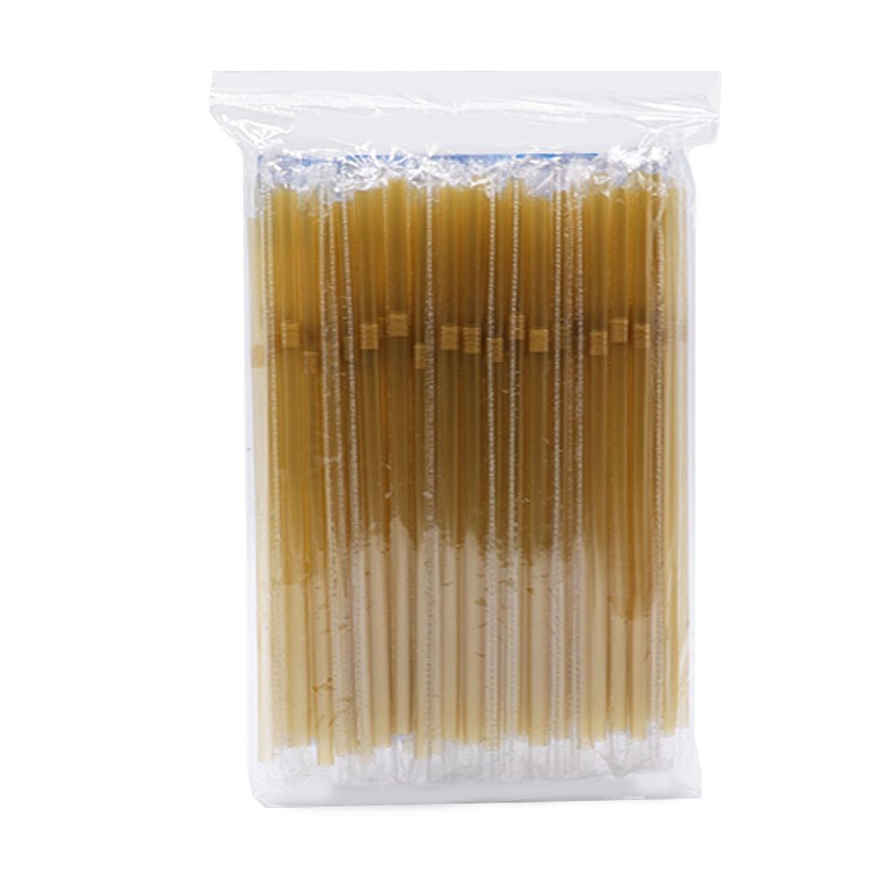 SUNSTRAW หลอดงอสีทองห่อฟิล์ม 100 เส้น