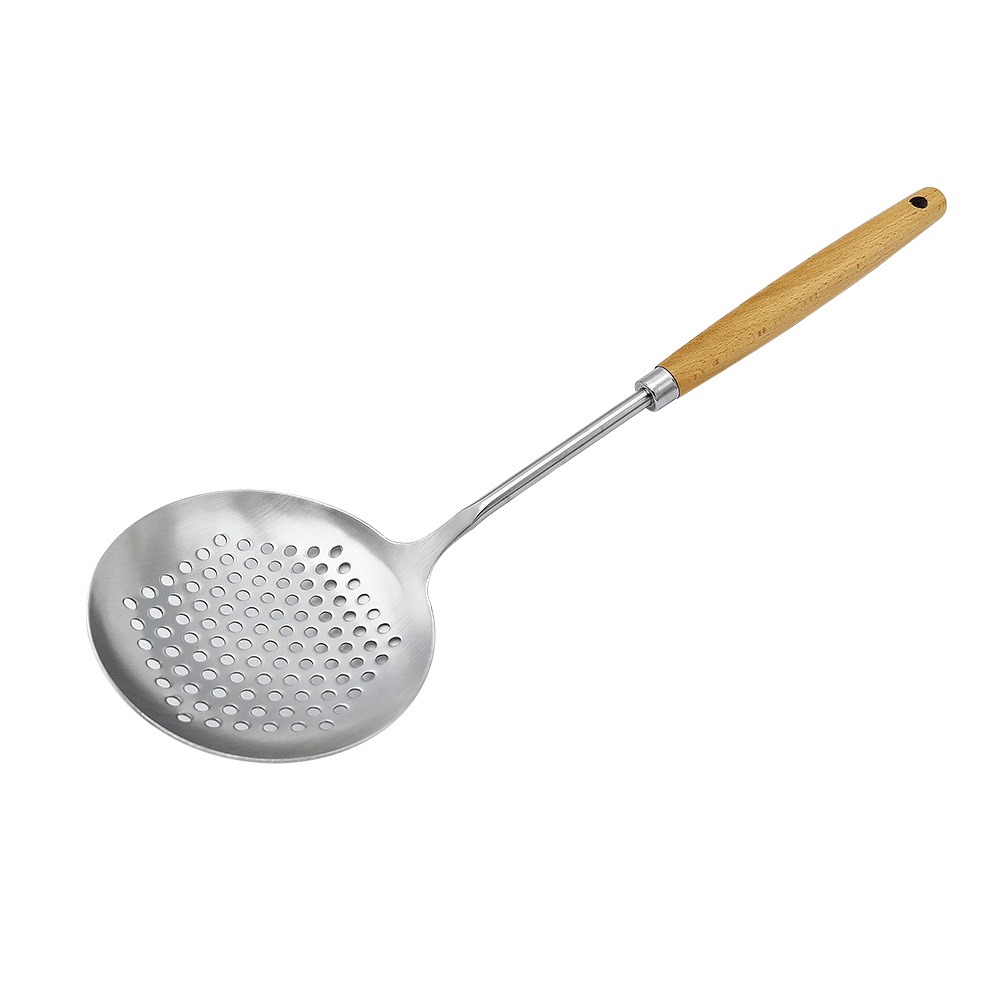 BEECH WOOD HANDLE SL SLOT LADLE