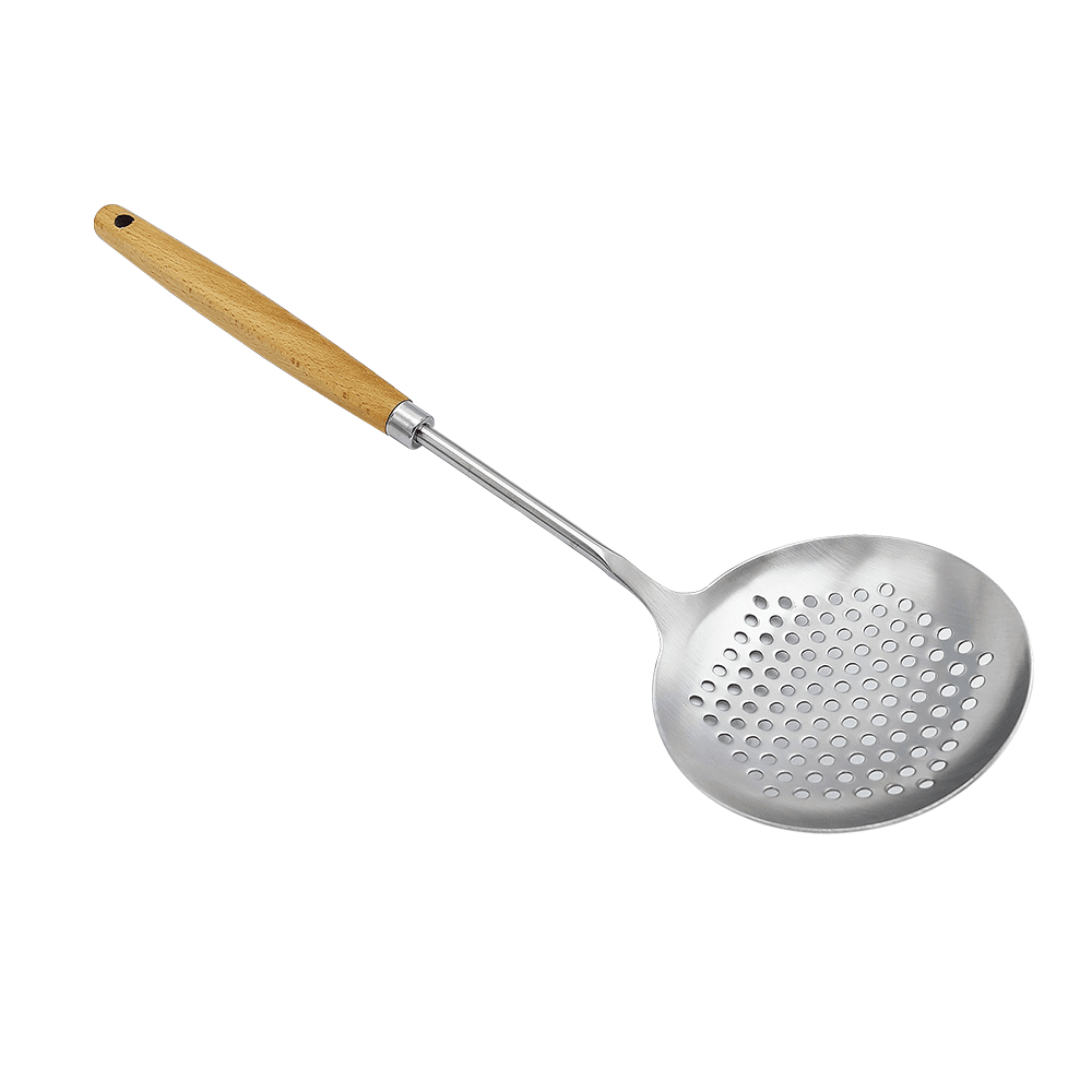BEECH WOOD HANDLE SL SLOT LADLE