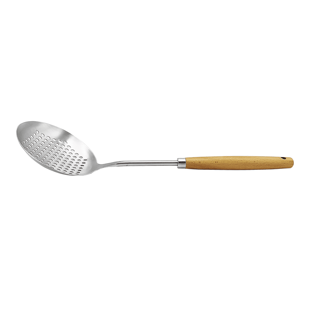 BEECH WOOD HANDLE SL SLOT LADLE