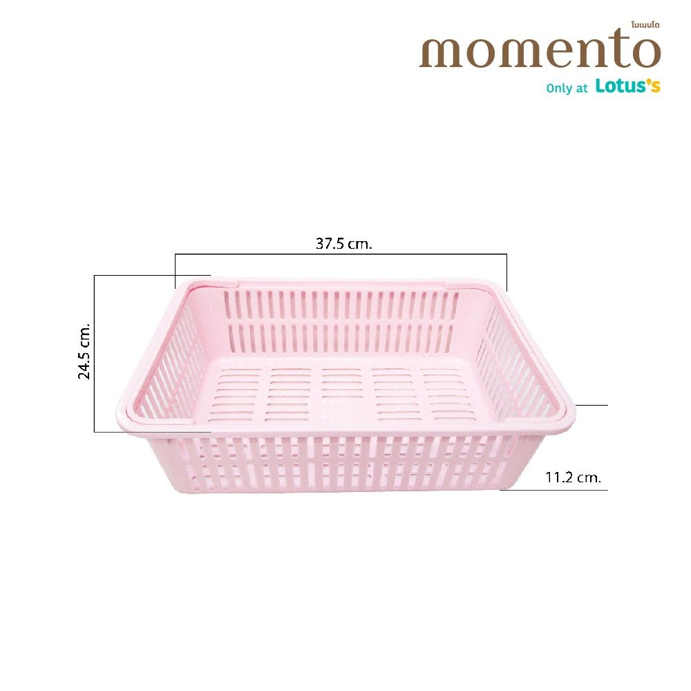 MOMENTO LONGDE BASKET PINK 37 CM