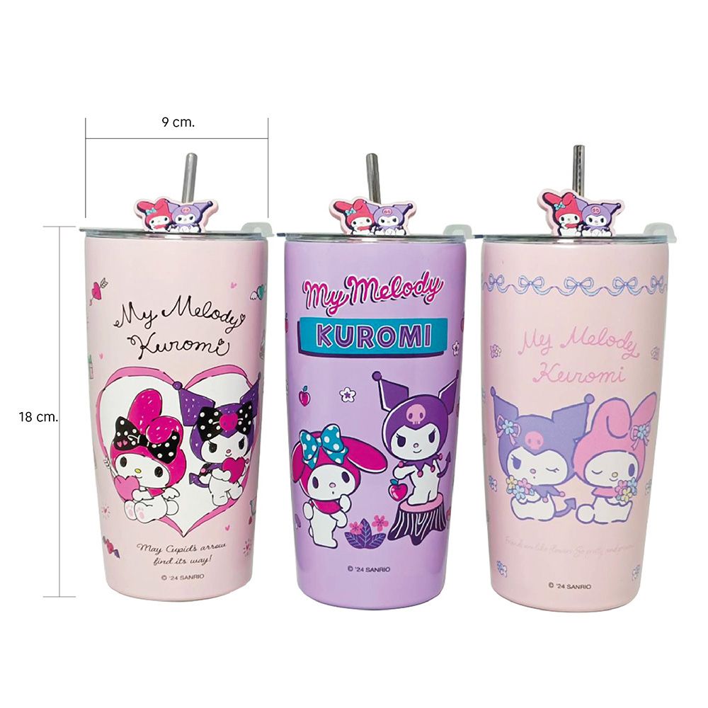 โมเมนโต แก้วน้ำเก็บอุณหภูมิคุโรมิ X เมโลดี้ 550มล. (คละแบบ)