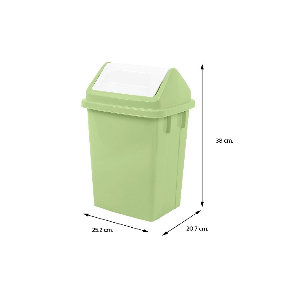 TRASH BIN GREEN NO1143 9L.