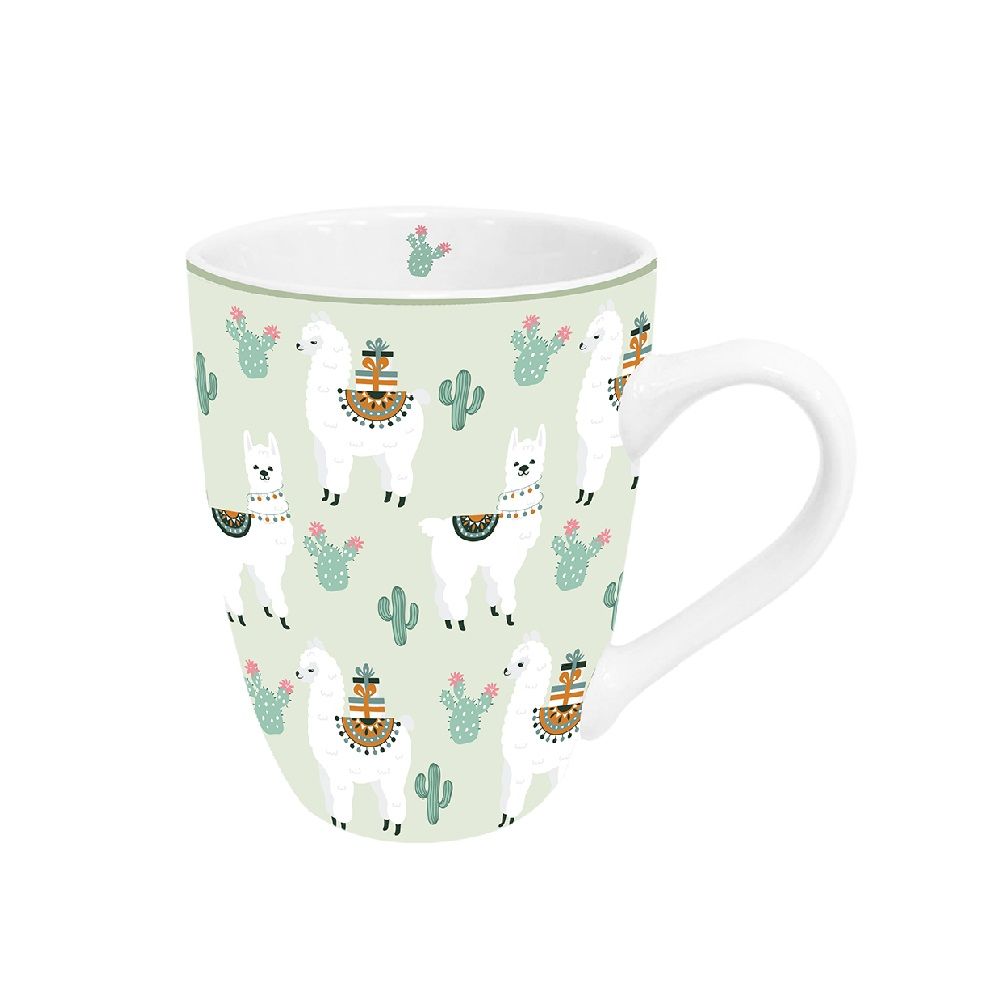 แก้วเซรามิกพิมพ์ลาย 350 มล. (คละแบบ)