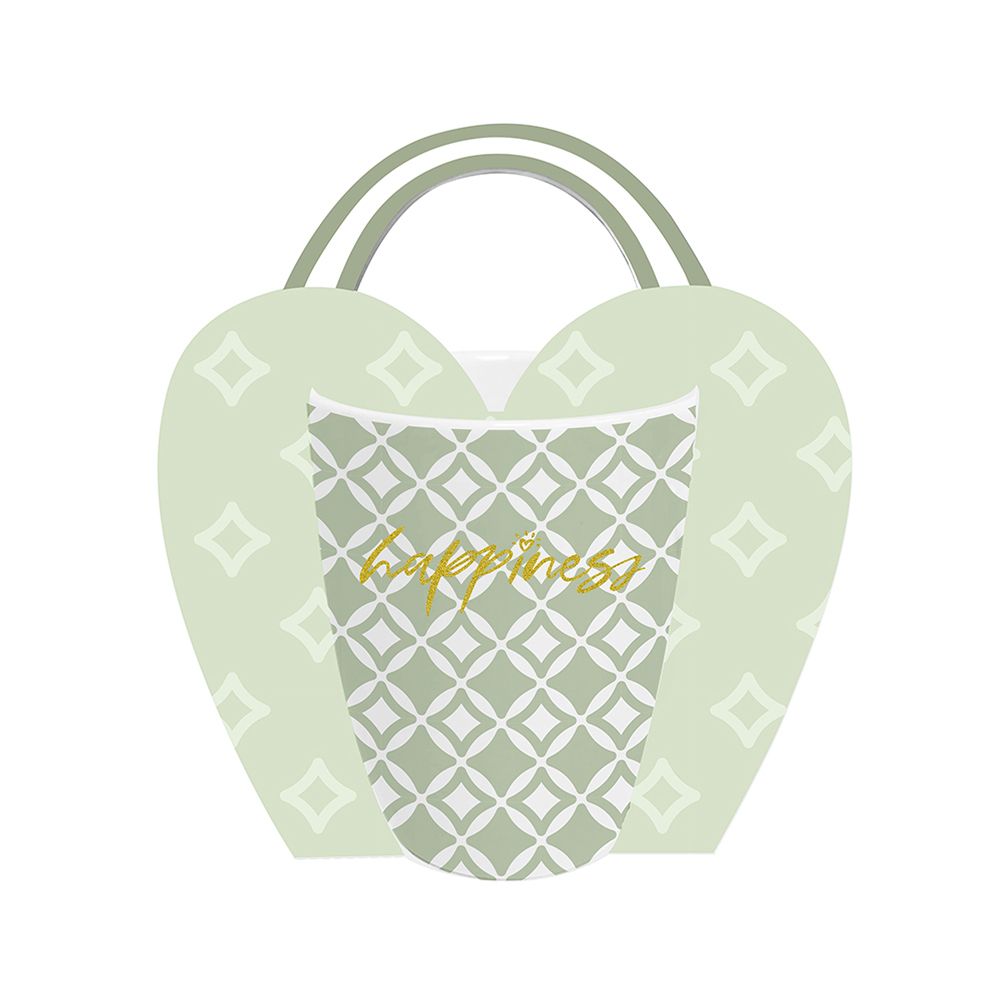 แก้วเซรามิกพิมพ์ลาย 350 มล. (คละแบบ)