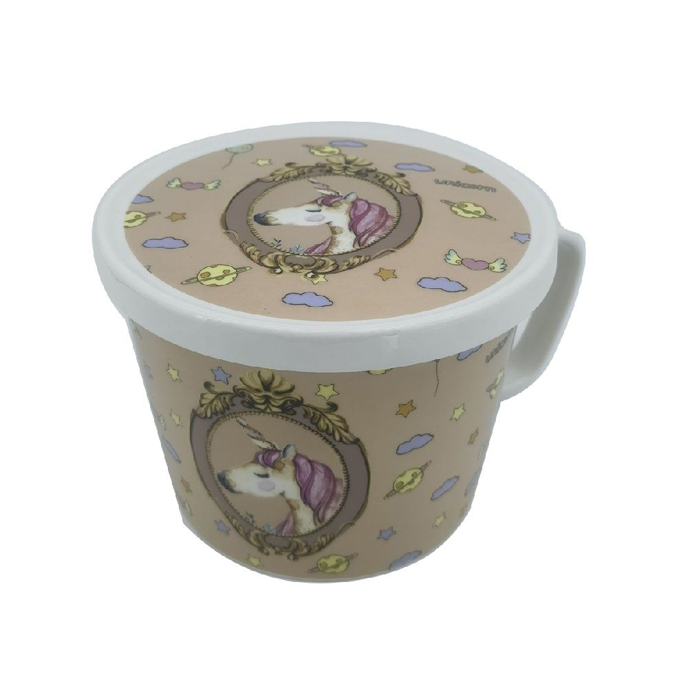 ถ้วยมาม่า เซรามิกพร้อมฝาปิด 1 ลิตร (คละแบบ)