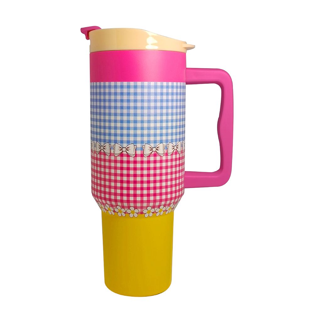 แก้วเก็บอุณหภูมิมีหูจับลายแฟนซี 40 ออนซ์ (คละแบบ)