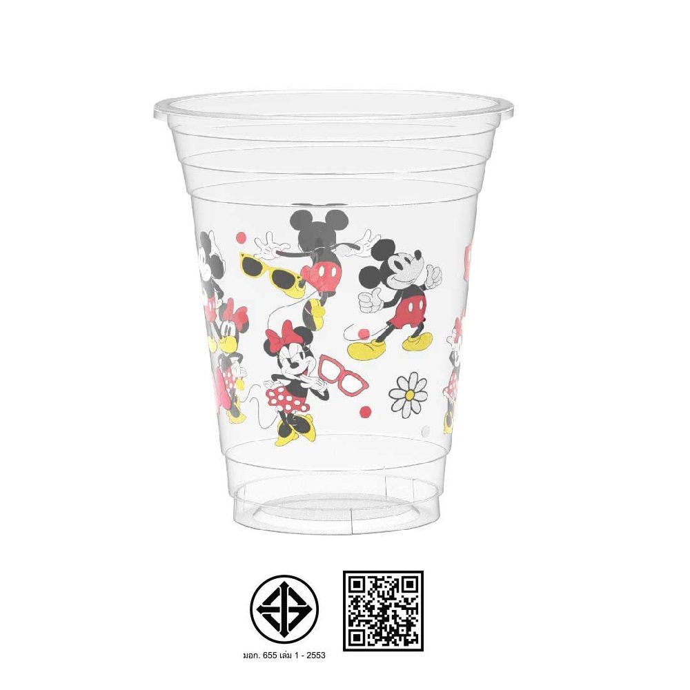 โลตัสดิสนีย์ แก้วพลาสติก 16 ออนซ์ แพ็ค 25 ใบ