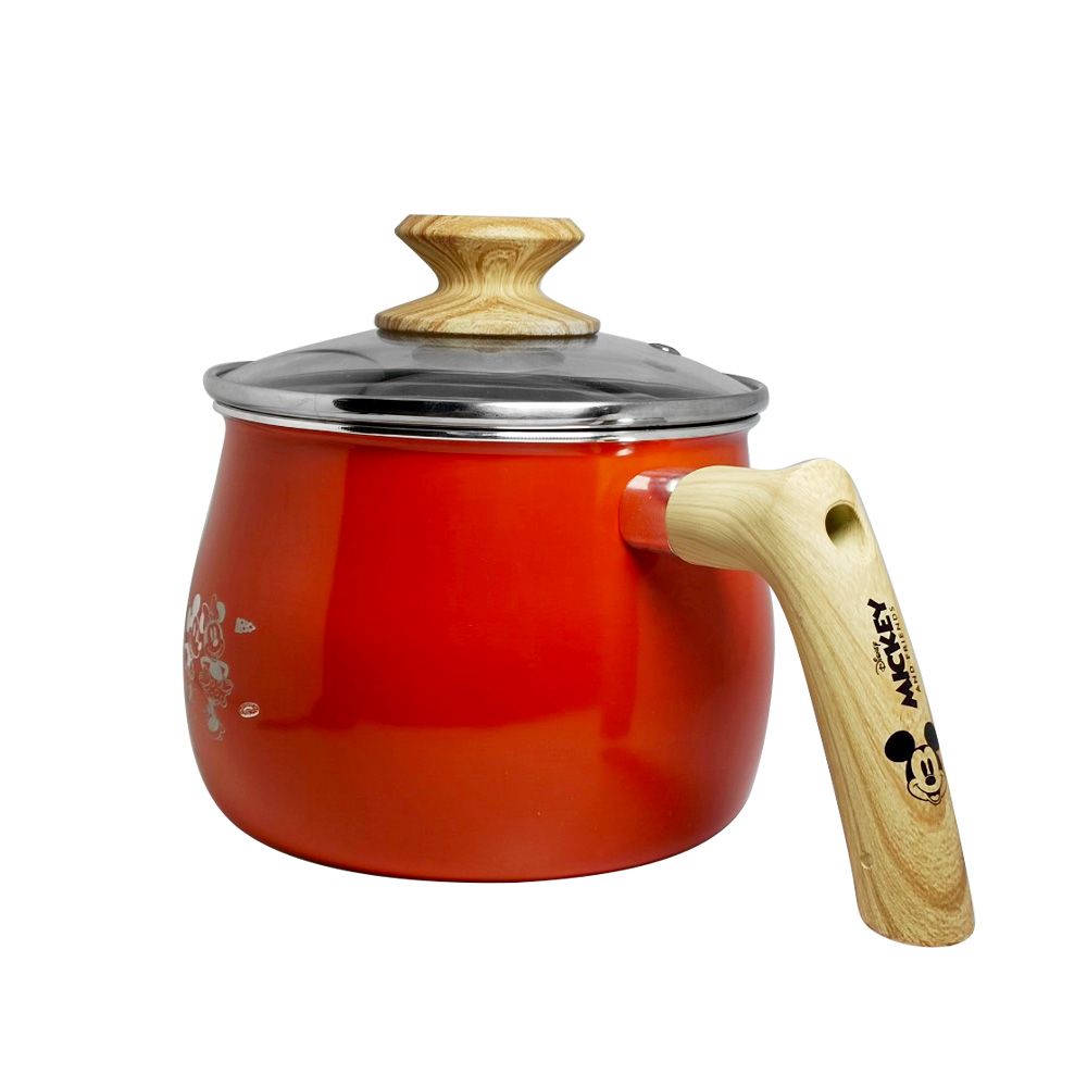 LOTUSS DISNEY หม้อ MICKEY ด้ามไม้ 16ซม.