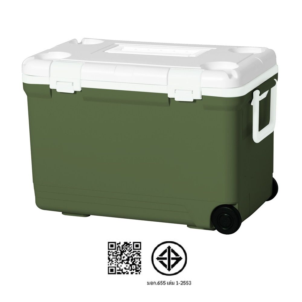 EVEREST COOLER BOX 26L. AG2526CAMPING GREEN