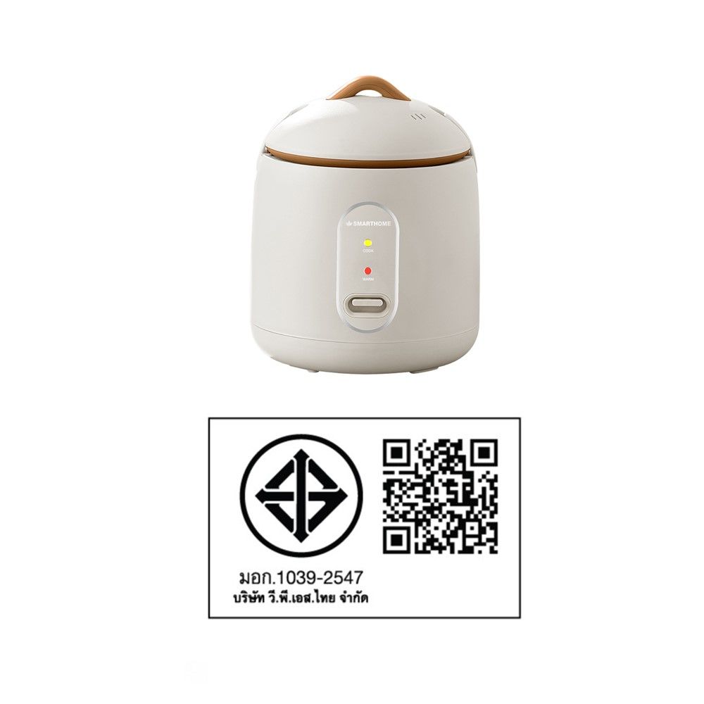 SMARTHOME หม้อหุงข้าว 0.6 ลิตร SRC0603 (คละแบบ)