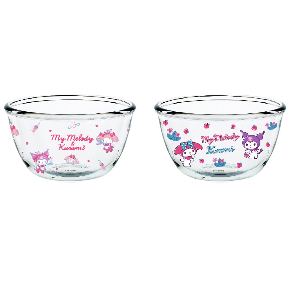 ชามแก้ว คุโรมิ X มายเมโลดี้ 5 นิ้ว (คละแบบ)