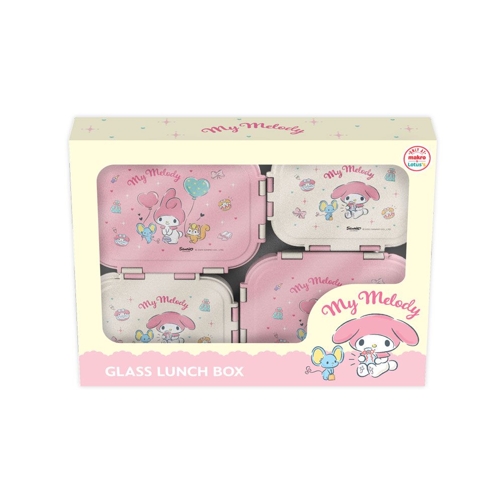 ชุดกล่องถนอมอาหาร มายเมโลดี้ แพ็ค 4 ชิ้น