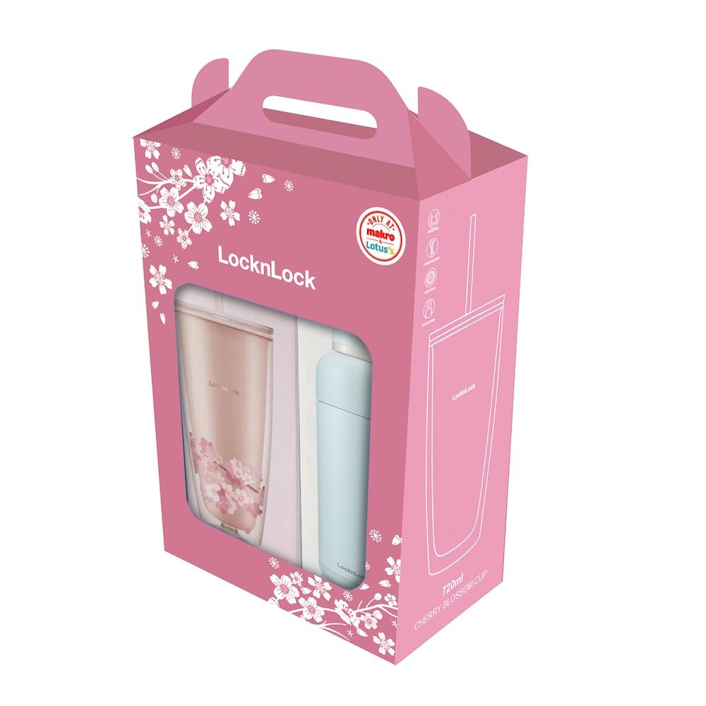 LOCK N LOCK ชุดกิ๊ฟเซ็ทวาเลนไทน์สีมิ้นท์ 2 ชิ้น