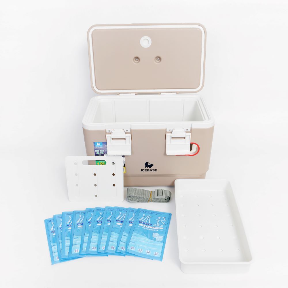 กระติกเก็บความเย็น สีครีม 12 ลิตร