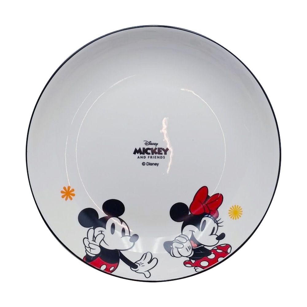 เซตจานเซรามิคมิกกี้ขนาด 8 นิ้ว 4 ชิ้น