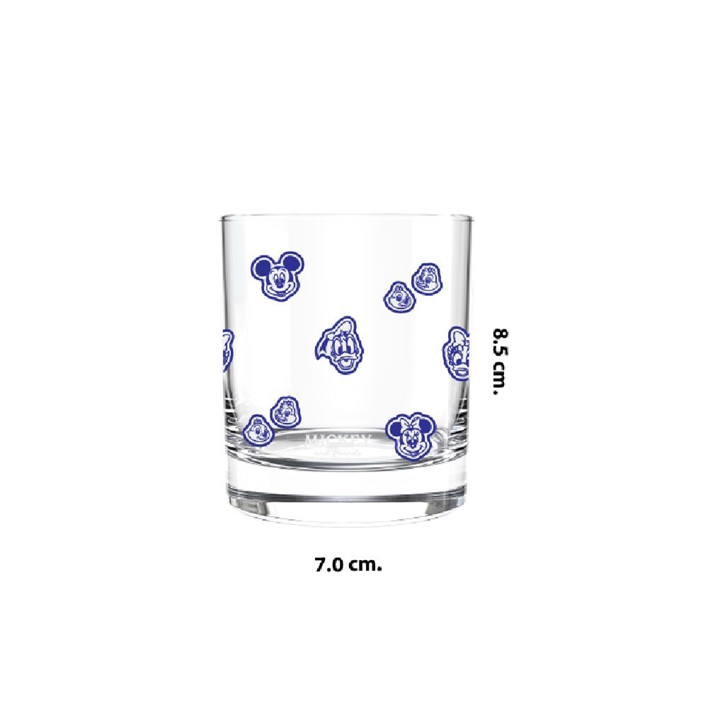 ชุดแก้วน้ำ มิกกี้ซัมเมอร์แคมป์ 385 มล. แพ็ค 4