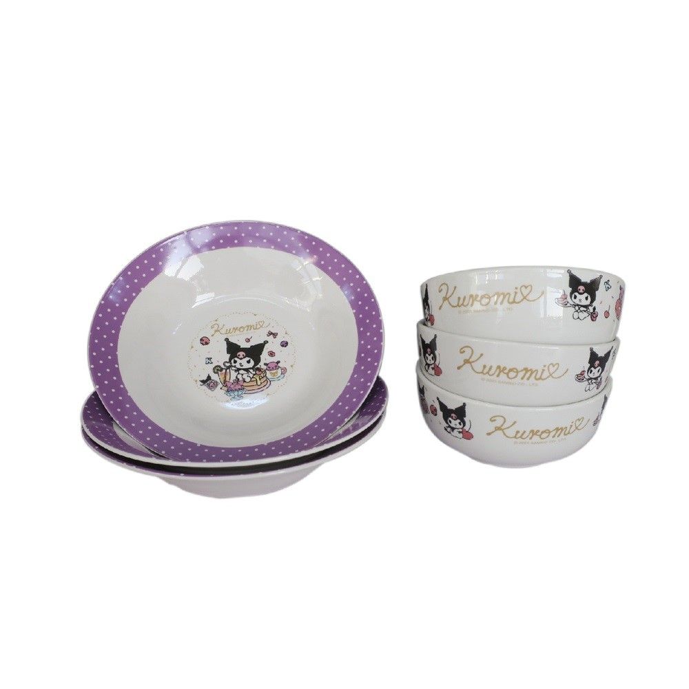 ชุดจานเซรามิคซานริโอ 6 ชิ้น