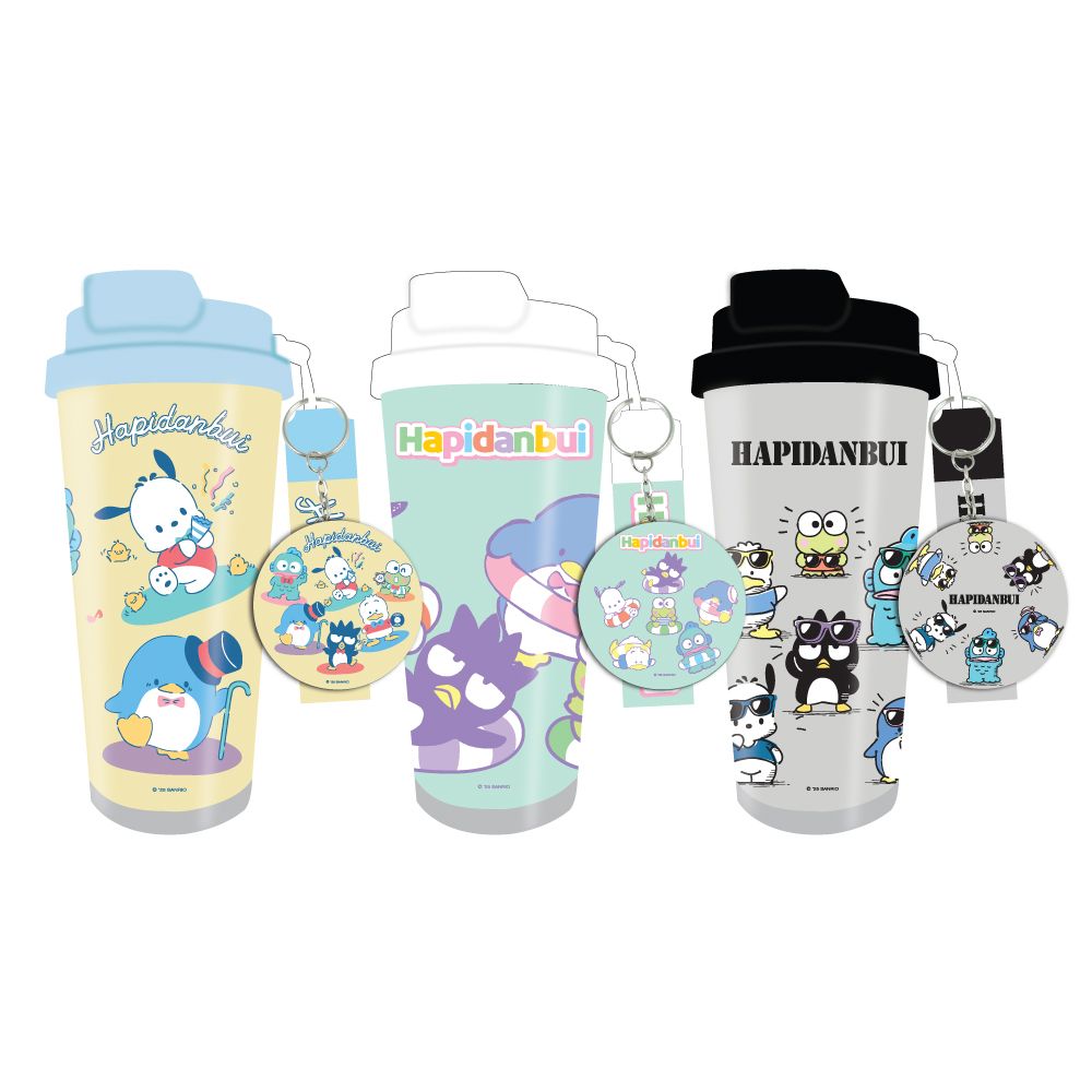 แก้วสเตนเลส ซานริโอ 500 มล.+สายห้อยกระจก (คละแบบ)