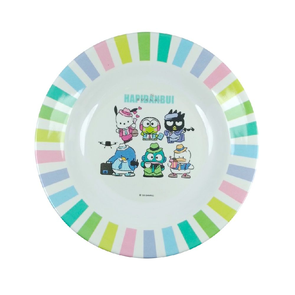 จานพลาสติกไฟเบอร์ลึก ซานริโอ 8 นิ้ว (คละแบบ)