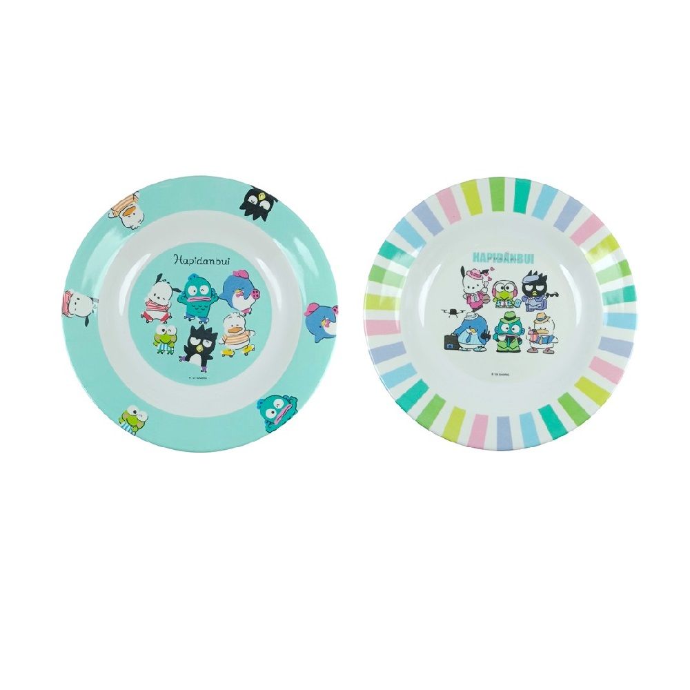 จานพลาสติกไฟเบอร์ลึก ซานริโอ 8 นิ้ว (คละแบบ)