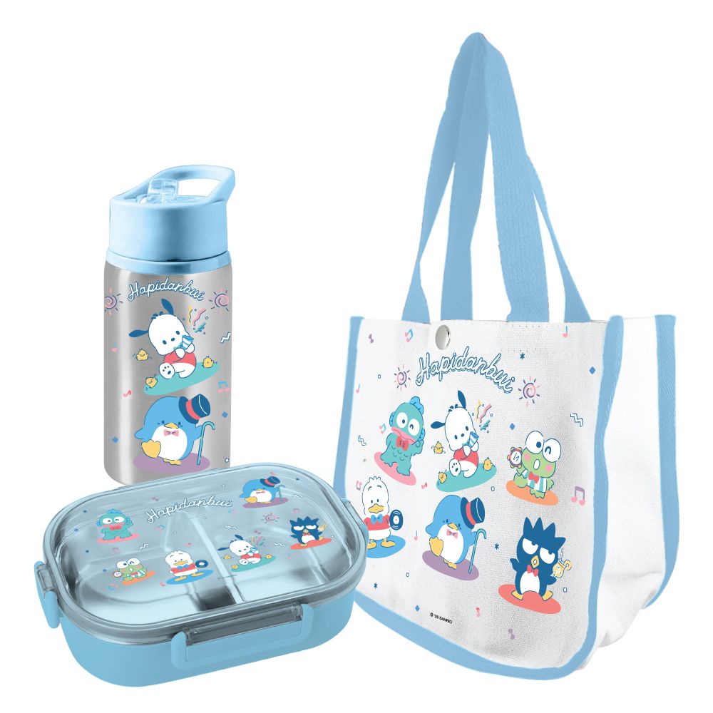 กล่องข้าวสเตนเลส ซานริโอ 720 มล.+ขวดน้ำ 500 มล.(คละแบบ)